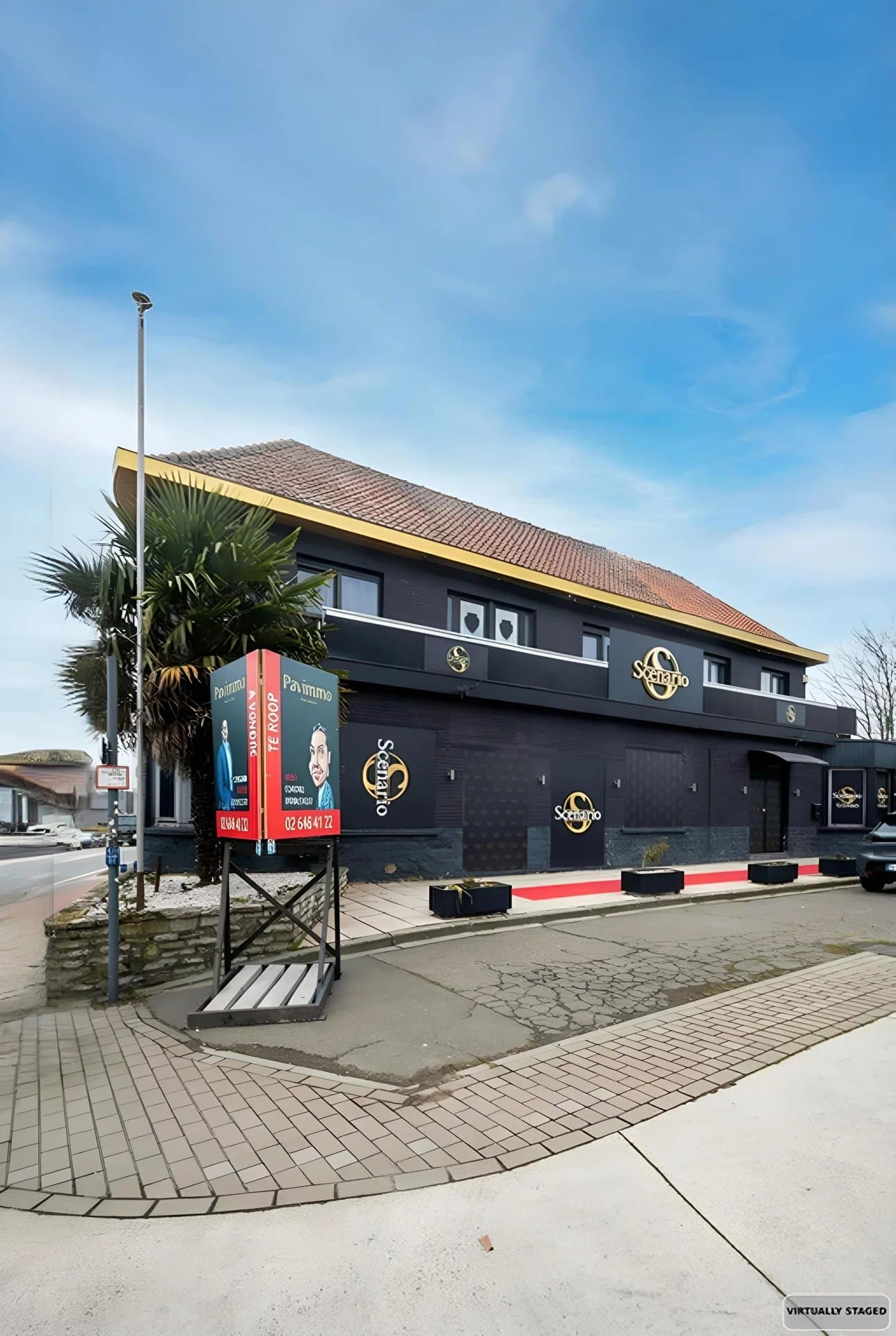 Villa mixte de commerce et d'habitation de  ± 500m2 sur Machelen (1)
