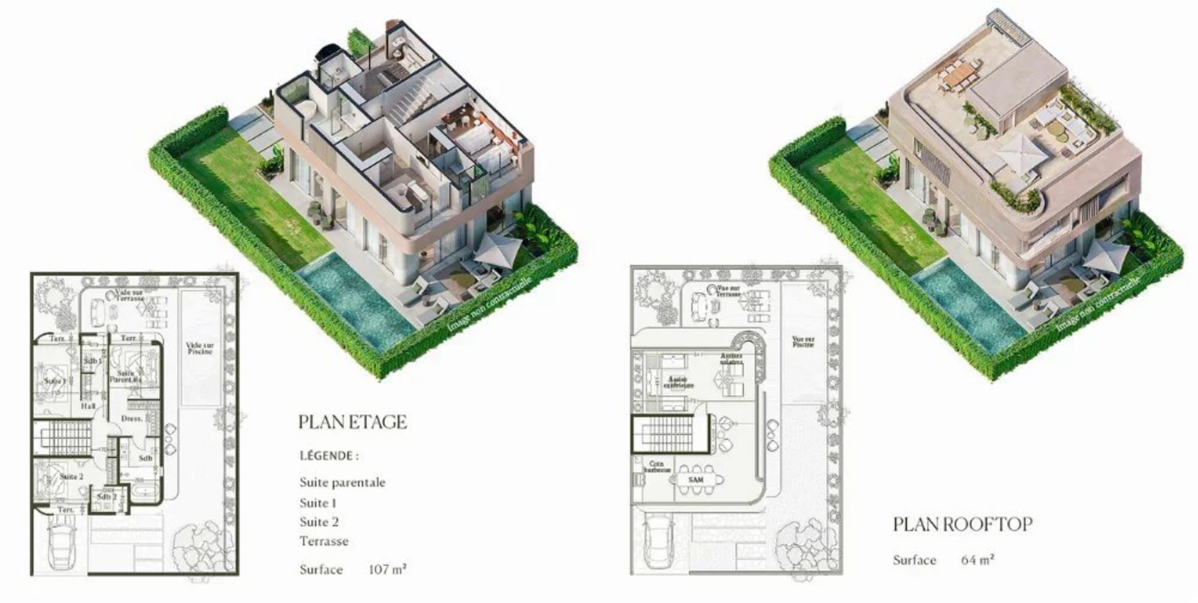 Villas de luxe Marrakech avec piscine & rooftop (13)